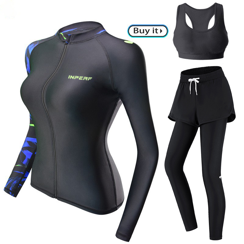 Surfing (treading) + vest + two pairs of pants